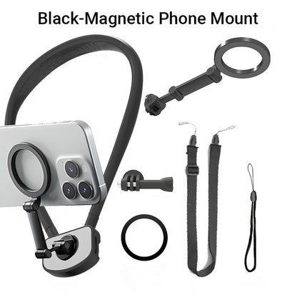 Support pour téléphone magnétique en silicone en forme de U pour le cou - Offre à durée limitée : 🔥20 % de réduction 🔥+ 🚀 livraison gratuite 🚀