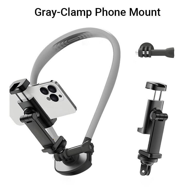 Support pour téléphone magnétique en silicone en forme de U pour le cou - Offre à durée limitée : 🔥20 % de réduction 🔥+ 🚀 livraison gratuite 🚀