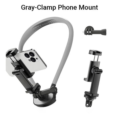 Support pour téléphone magnétique en silicone en forme de U pour le cou - Offre à durée limitée : 🔥20 % de réduction 🔥+ 🚀 livraison gratuite 🚀