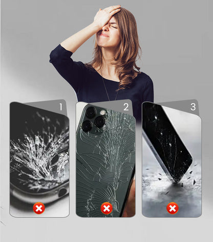 Étui créatif pour iPhone à rayures irrégulières et filigrane