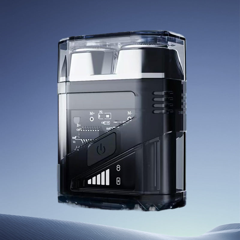 Rasoir Électrique Mini Transparent - Étanchéité IPX7