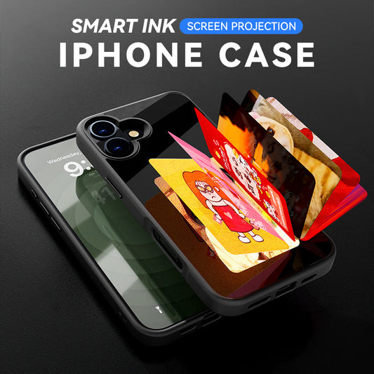 Étui pour iPhone avec projection d'écran à encre intelligent