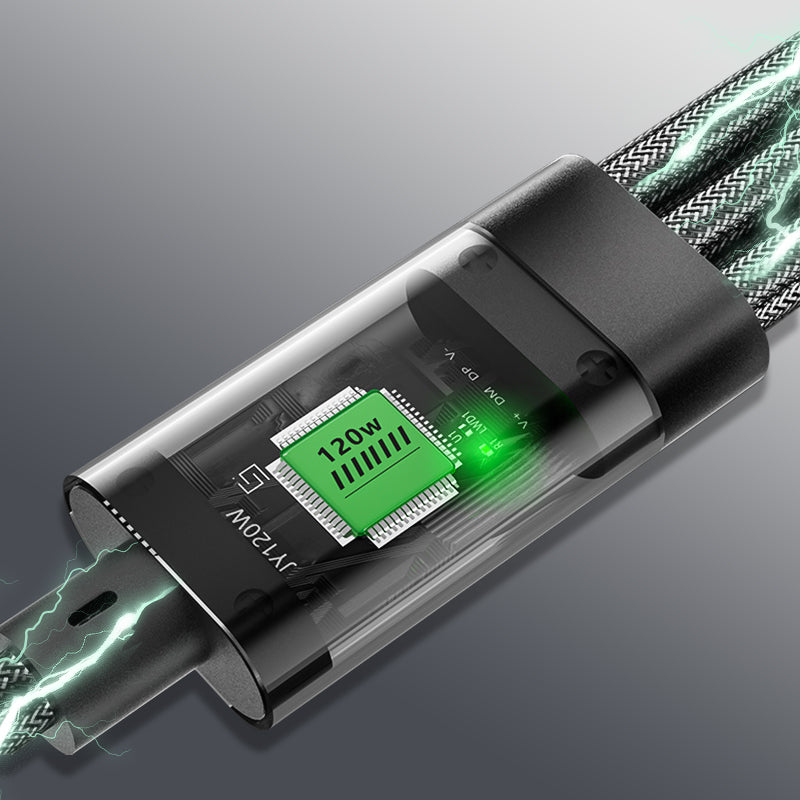 Câble de Charge Rapide 3-en-1 120W