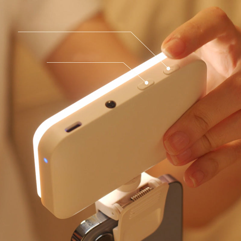 Lumière de remplissage rotative pour téléphone avec 3 couleurs