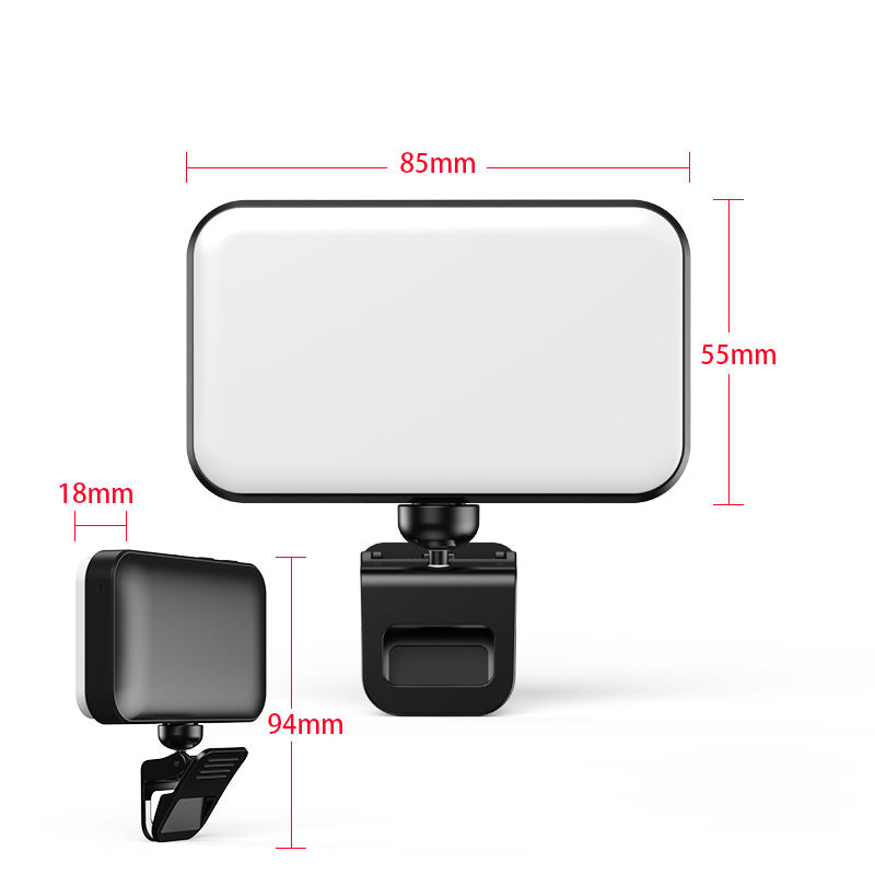Lumière de remplissage rotative pour téléphone avec 3 couleurs
