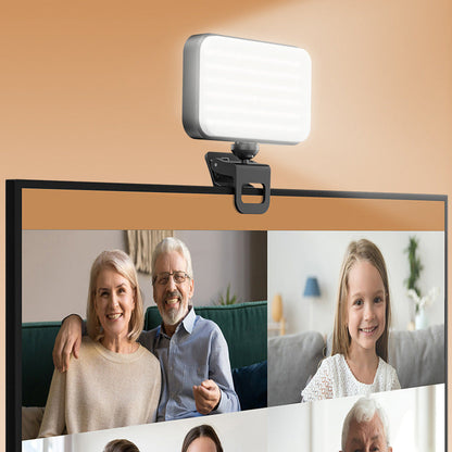 Lumière de remplissage rotative pour téléphone avec 3 couleurs