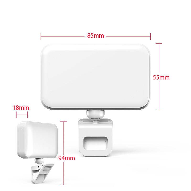 Lumière de remplissage rotative pour téléphone avec 3 couleurs