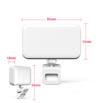 Lumière de remplissage rotative pour téléphone avec 3 couleurs