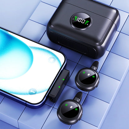 Microphone Cravate Sans Fil avec Réduction de Bruit