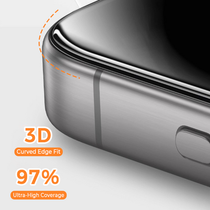 Protecteur d'écran en verre trempé HD anti-espion pour la série iPhone