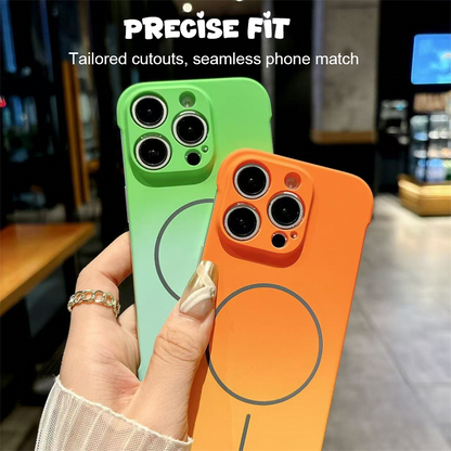 Étui pour téléphone semi-enveloppé à gradient magnétique