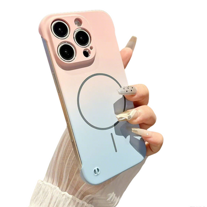 Étui pour téléphone semi-enveloppé à gradient magnétique