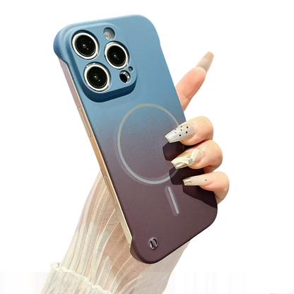 Étui pour téléphone semi-enveloppé à gradient magnétique
