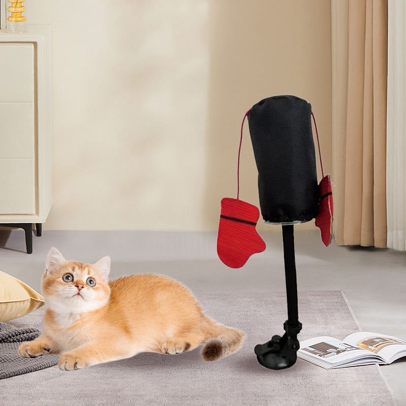 Jouet interactif pour chat : Sac de frappe