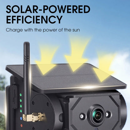 Caméra de sécurité extérieure sans fil à énergie solaire
