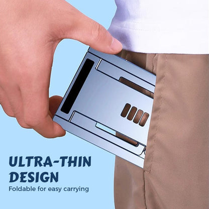 Support pour téléphone fin, pliable et réglable pour bureau