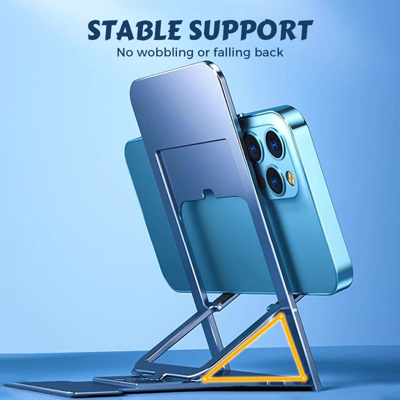 Support pour téléphone fin, pliable et réglable pour bureau