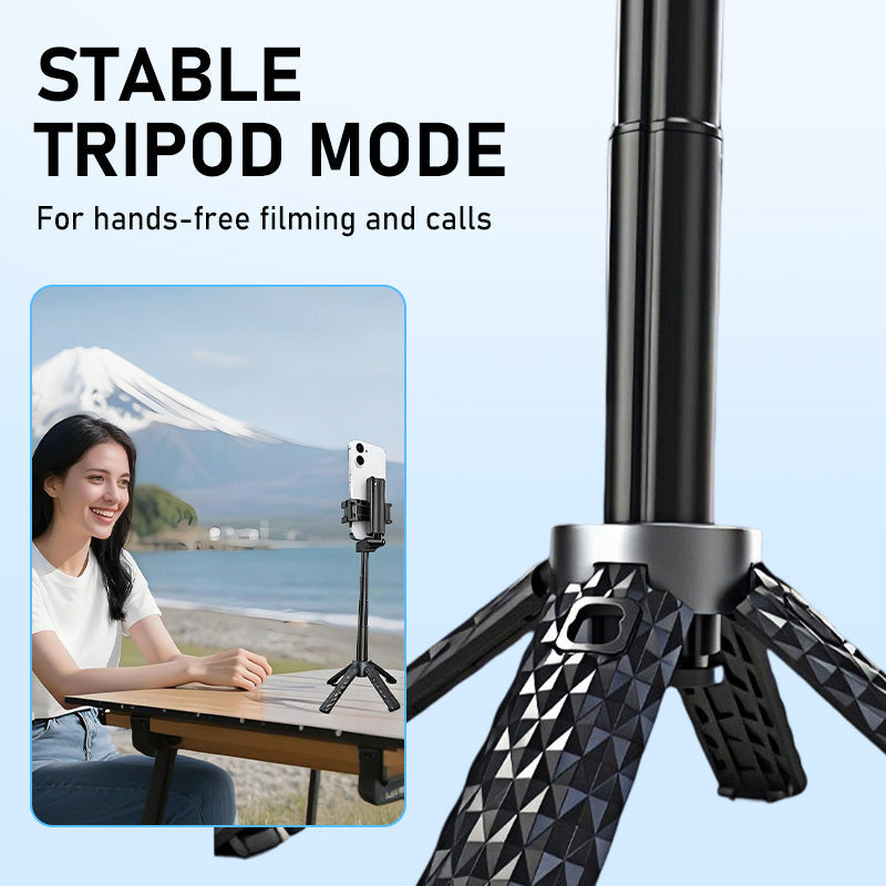 Kit de Perche à Selfie et Trépied Bluetooth Multifonction