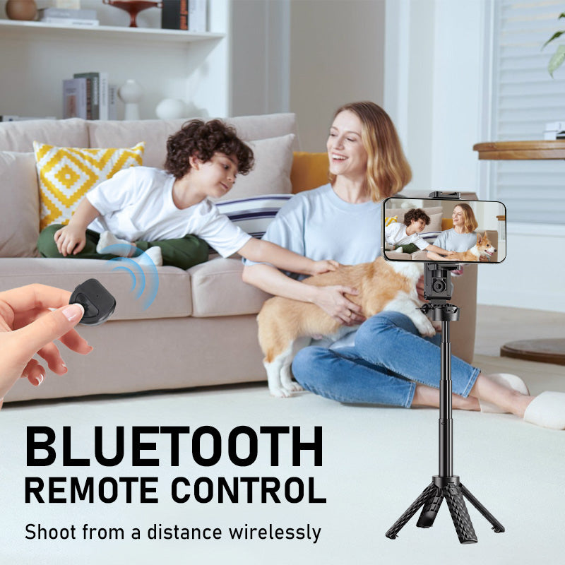 Kit de Perche à Selfie et Trépied Bluetooth Multifonction