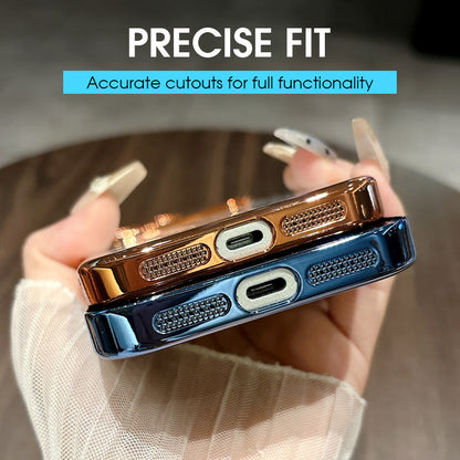 Étui transparent scintillant pour iPhone