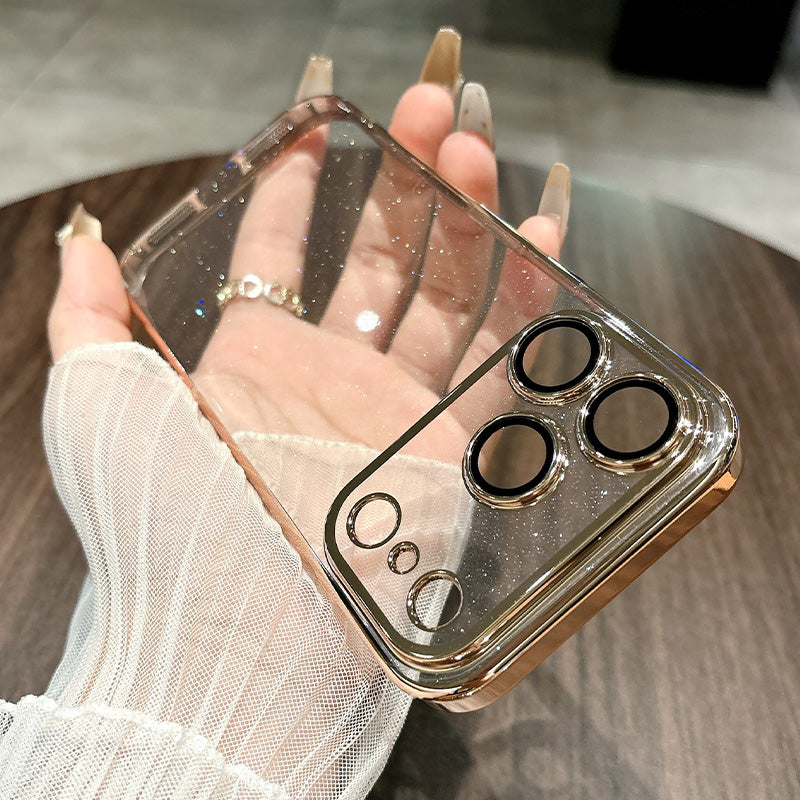 Étui transparent scintillant pour iPhone