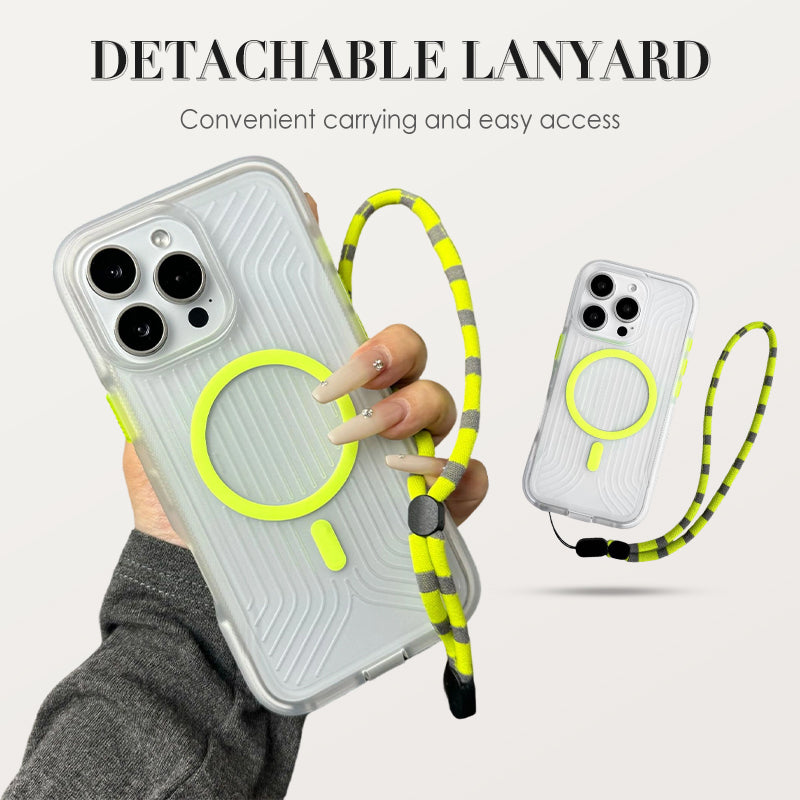 Luminous Magnetic Lanyard iPhone Case