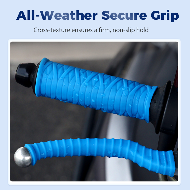 Couvre-poignées universels en silicone pour guidon et leviers de frein