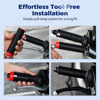 Couvre-poignées universels en silicone pour guidon et leviers de frein