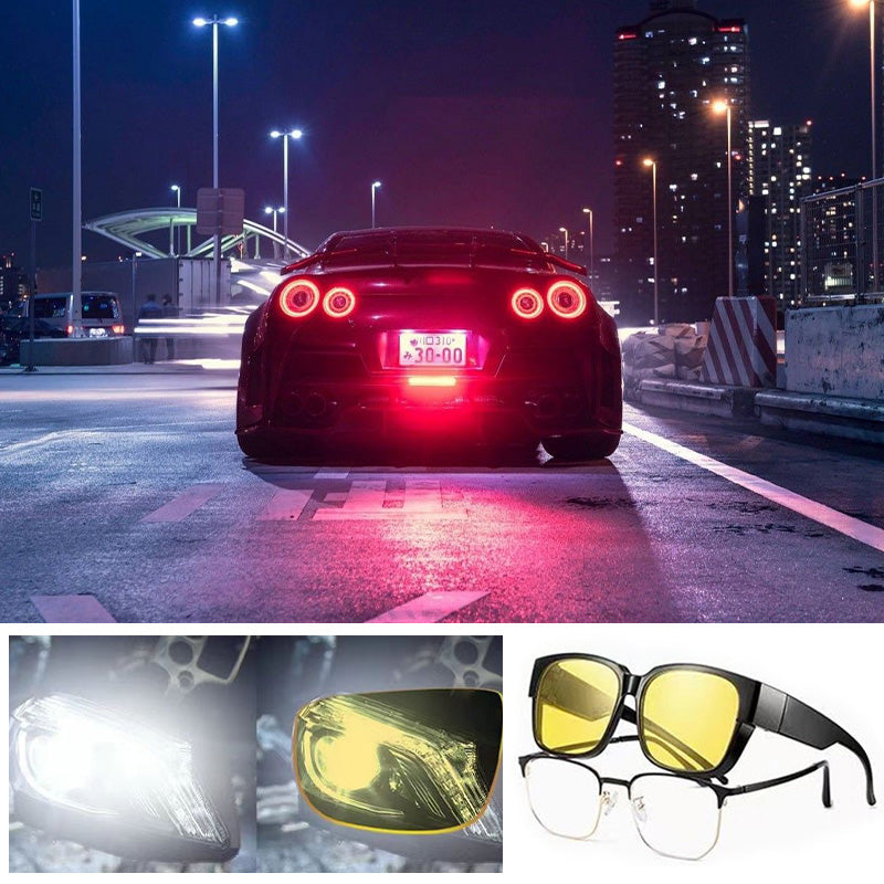 Gepolariseerde UV Dubbel Gebruik Beschermende Zonnebril